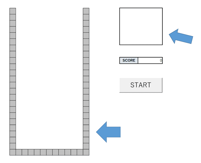 エクセルで遊べるテトリスの作り方 Vba ゲーム プログラミングで遊ブログ