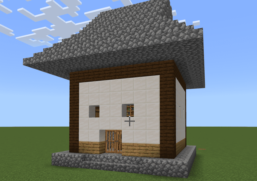 【マイクラ・プログラミング】完全自動で和風建築の家をつくってみた！